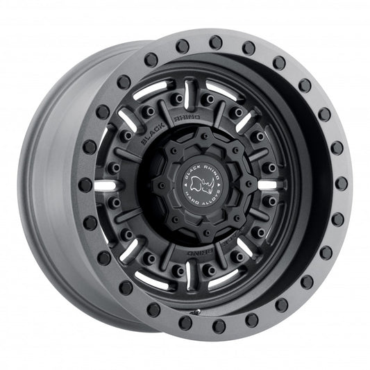 Black Rhino Abrams Textured Matte Gunmetal Wheel 17x9.5 ET-18